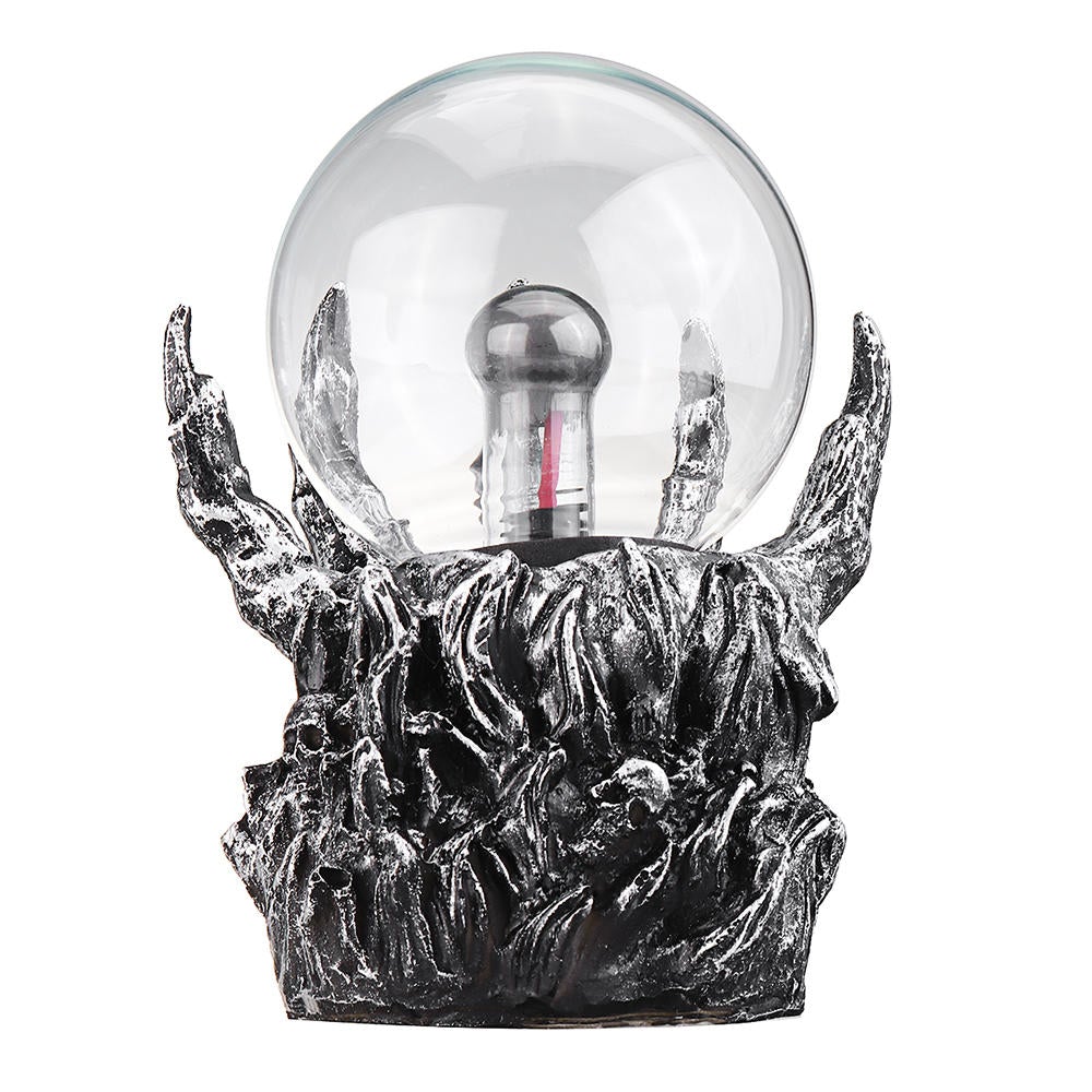 5.5 Inch Plasma Ball Skeleton Sphere Light Crystal Light Magic Desk Lamp Novelty Light Home Decor