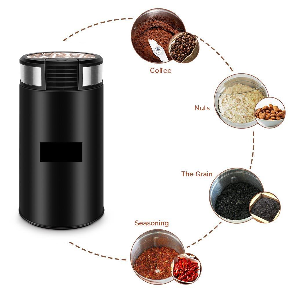 Mini Electric Stainless Steel Coffee Beans Grinder, 220V