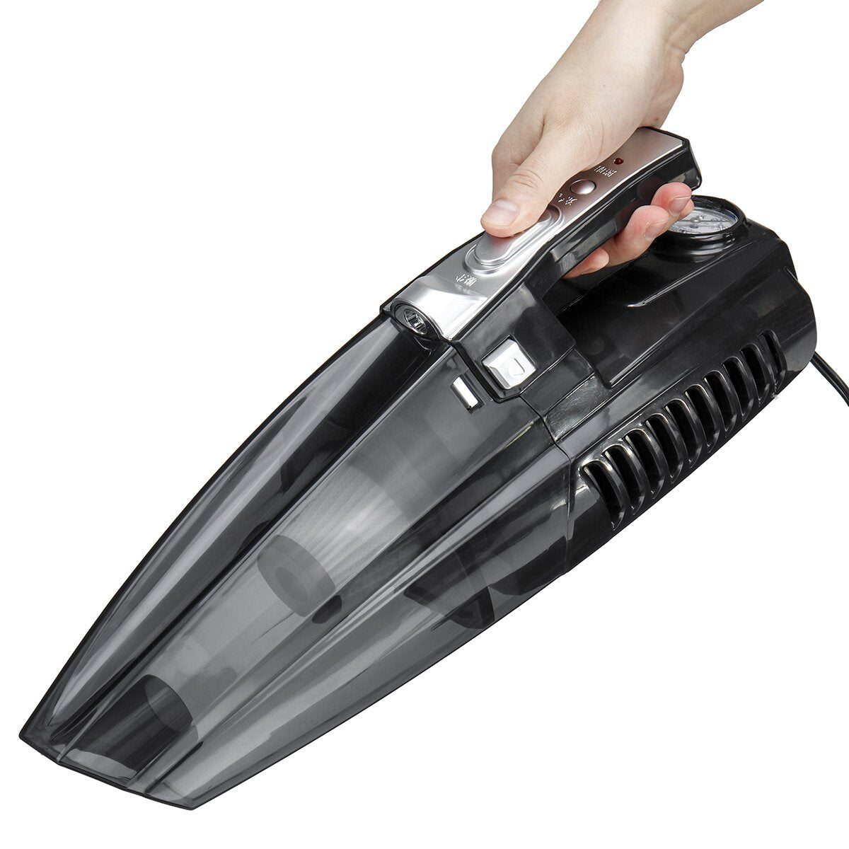 Handheld Vacuum Cleaner 4000Pa Strong Suction 31000rpm High Speed with Pointer Digital Display for Home and Car