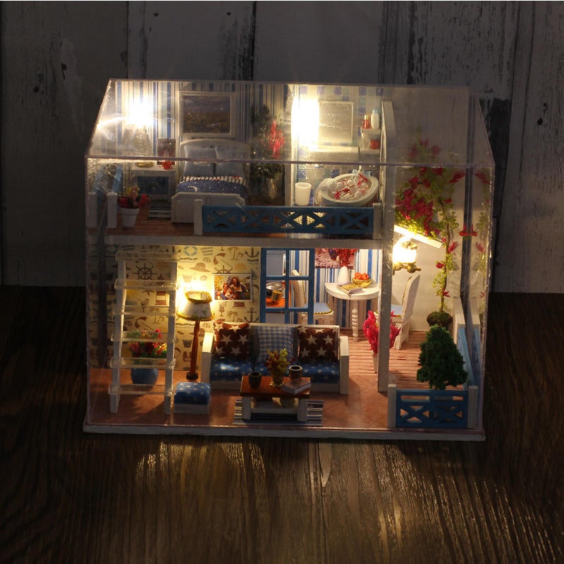 Helen The Other Shore DIY With Furniture Light Music Cover Gift House Toy