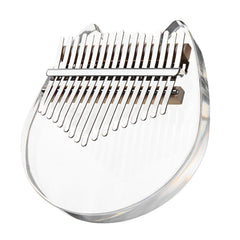 17 Tone Kalimba Rainbow Crystal Transparent Thumb Piano 5 Styles