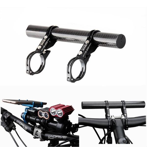 Bicycle Extended Handlebar Extension Light Lamp Stand Holder