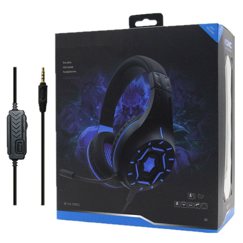 Gaming Headset 3.5mm Wired Stereo Gaming Headphone with Noise Reduction Microphone Gaming Headset