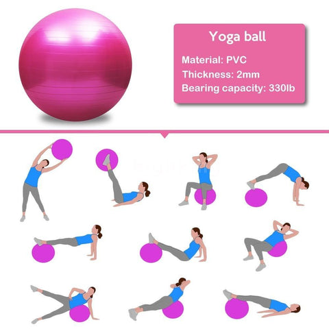 Yoga Ball With Air Pump