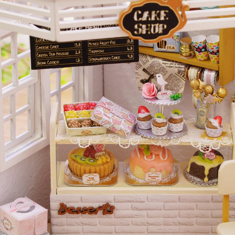 Cake Diary Shop DIY With Music Cover Light House Model