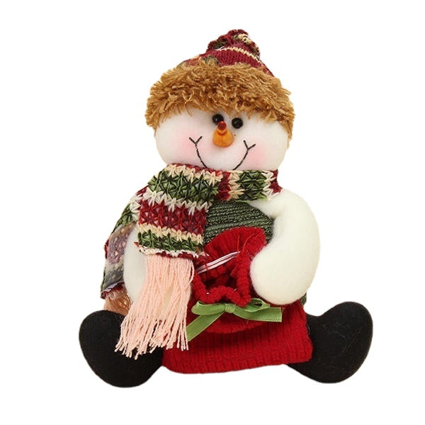 Christmas Decoration Santa Snowman Elk Pattern Pedant Ornament Gift