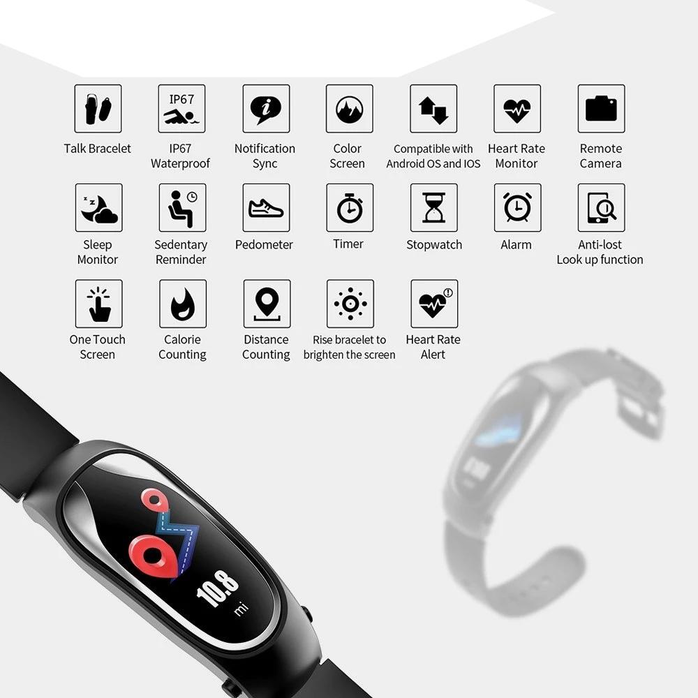 Smart Watch Smart Bracelet Wristband with Headset Activity