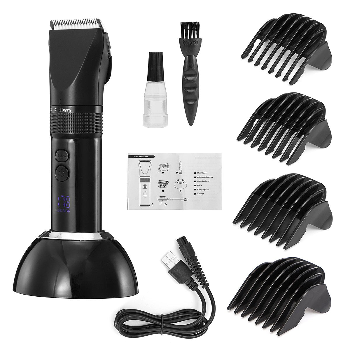 Waterproof Electric Hair Trimmer