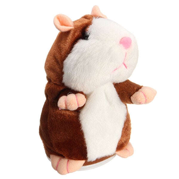 Talking Hamster Pet 15cm Christmas Gift Plush Toy Cute Speak Sound Record Stuffed Animal Toy