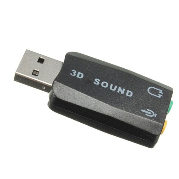 External USB 2.0 for 3D Virtual Audio Sound Card Adapter Converter 5.1CH