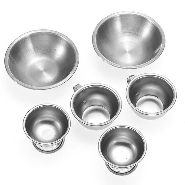 40PCS Mini Kitchenware Play Set Kitchen Pan Pot Dish Stainless Child Kids Role Play Toy Gift