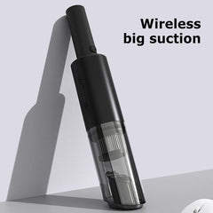 Wireless/Wired Car Vacuum Cleaner 120W 6000Pa Powerful Suction Low Noise for Auto Home Carpet Sofa