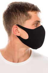 Cloth Face Covers Pack 4, Thin Breathable Single Layer, Washable, Reusable Mask