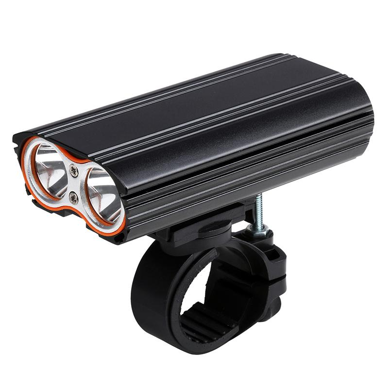 150° Large Floodlight Bicycle Headlight 4 Modes with USB Rechargeable