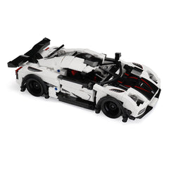 728PCS DIY Assembly Super Racing Car Building Blocks Sports Racer Pull Back Vehicle Supercar Children Speed Bricks Toy for Kids Gifts