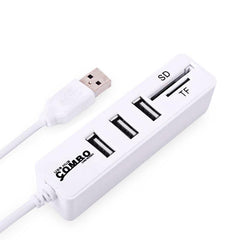 USB Hub 3.0 High Speed Splitter and SD Card Reader All In One For PC