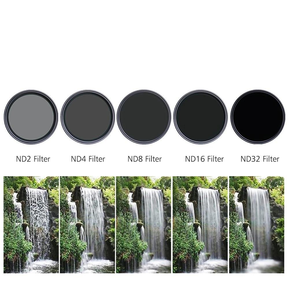 72mm Ultra-thin Adjustable Variable Neutral Density ND Filter Fader for Camera Lens Canon Sony Nikon Cameras