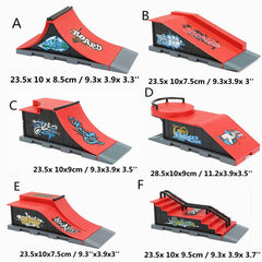 DIY Finger Skateboard Site Skate Park Ramp Parts Board Ultimate Sports