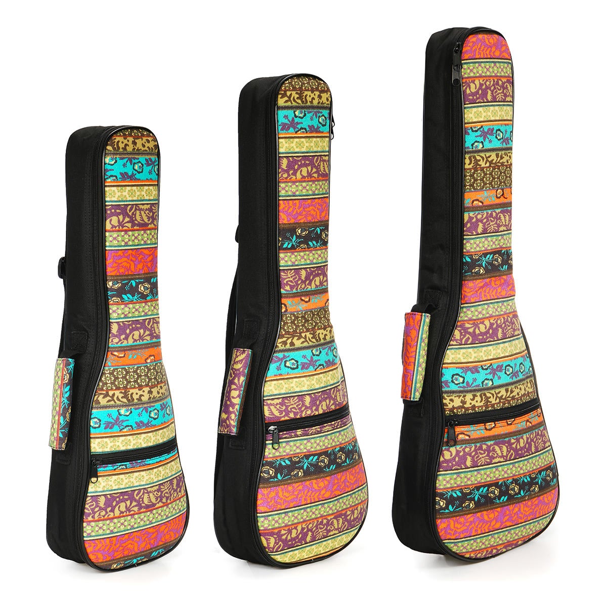 21 23 26 Inch Double Strap Soft Padded Oxford Cloth Ukulele Gig Bag