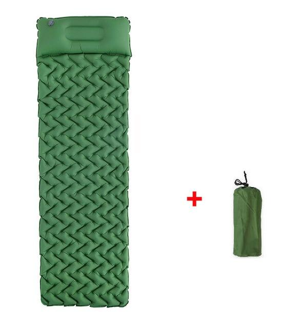 Waterproof Camping Mat Inflatable Mattress with Pillow in Tent for Travel Camping