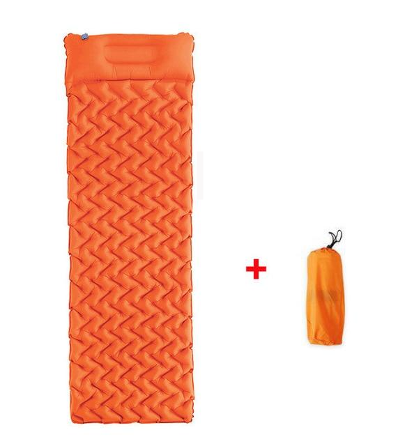 Waterproof Camping Mat Inflatable Mattress with Pillow in Tent for Travel Camping