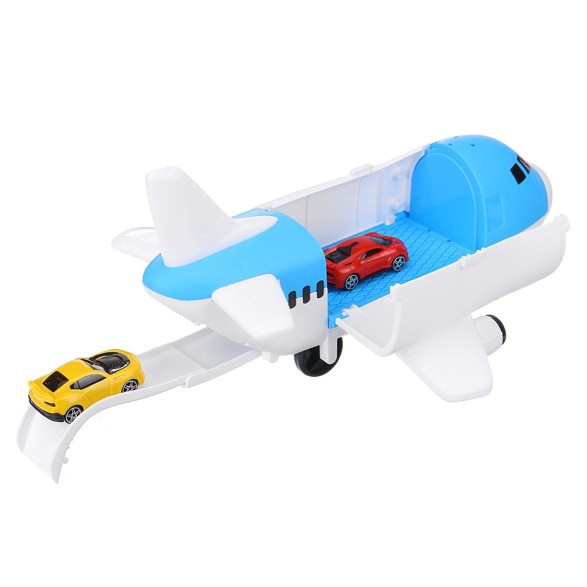 Storage Transport Aircraft Model Inertia Diecast Model Car Set Toy for Childrens Gift