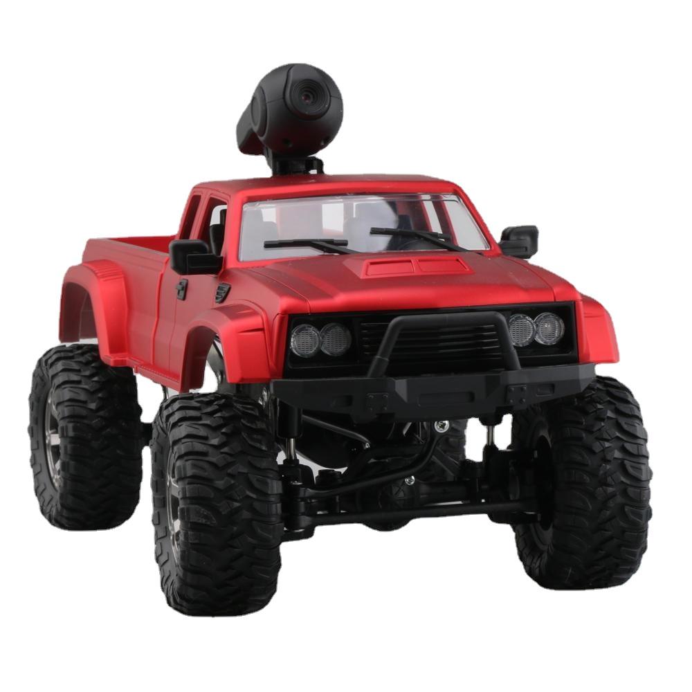 2.4G 4WD Rc Car 720P HD WIFI FPV Off-road Military Truck W/LED Light RTR Toy