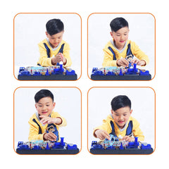 Amazingtoys 100 IN 1 STEM Integrated Circuit Electronic Blocks Science Education Toy for Kid Gift