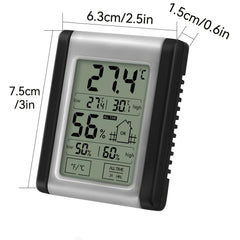 1 Pc Digital Industrial Thermometer With 24 Hours Memory For Indoor