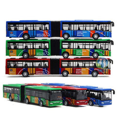 18.5cm 7.3" Alloy Bus 1:32 Diecast Model Toy Car Kid Gift House Play