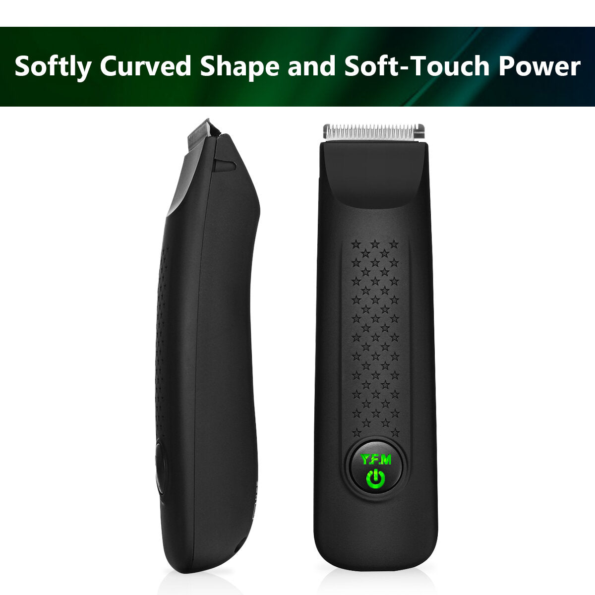 Electric Body Trimmer for Men Waterproof Body Shaver with 5 Length Settings Body Groomer with Skin Safe Technology