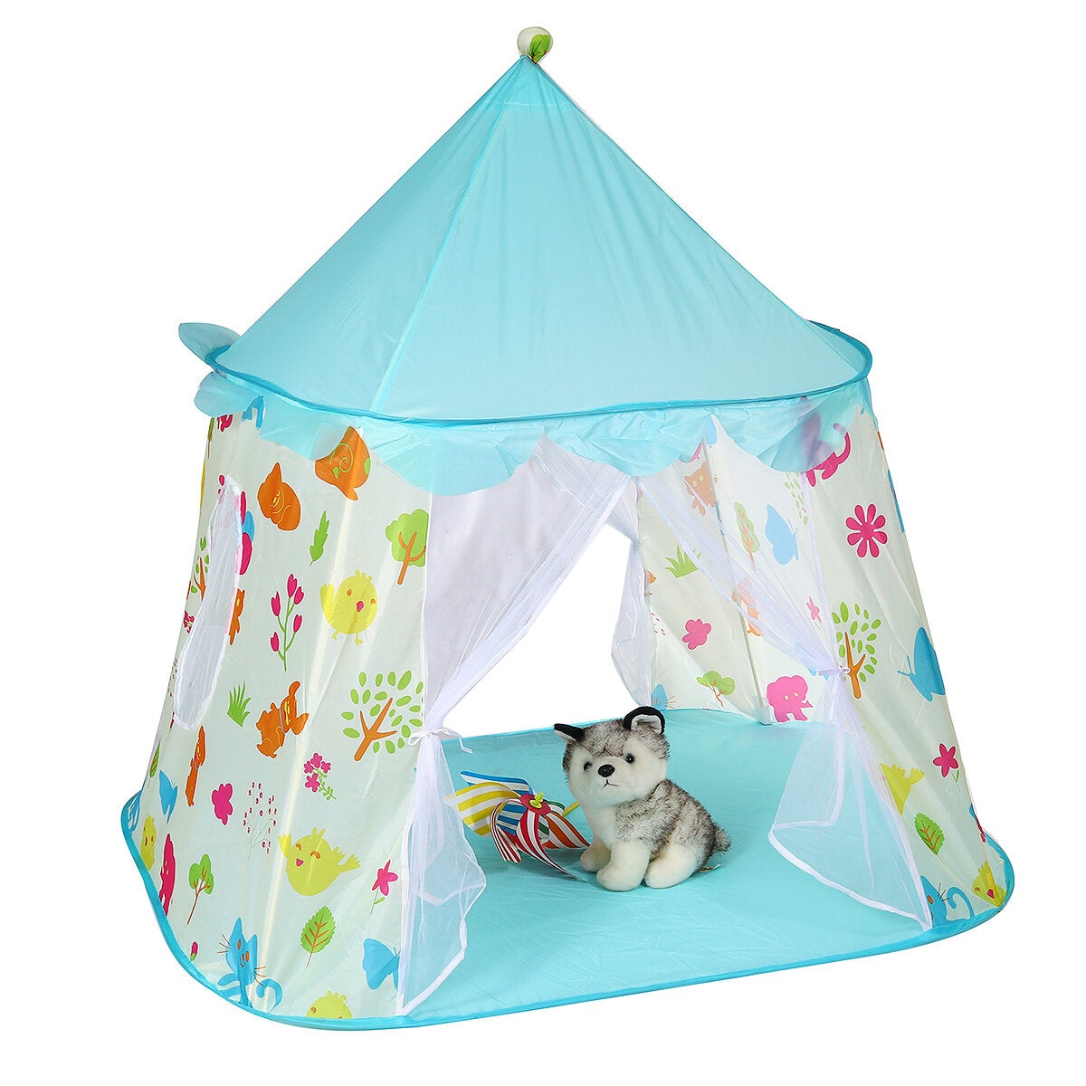 Princess Castle Large Play Tent Kids Play House Portable Kids Tents for Girl Outdoor Indoor Tent