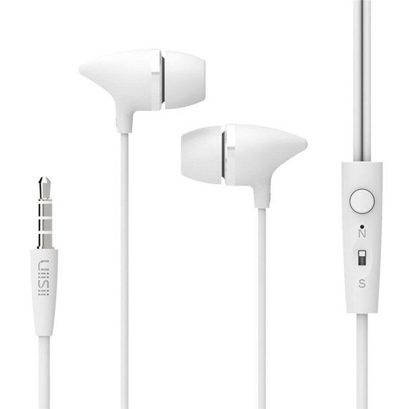 In-ear Headphones Bass Stereo 3.5mm Music Earphone With Mic for PC Android