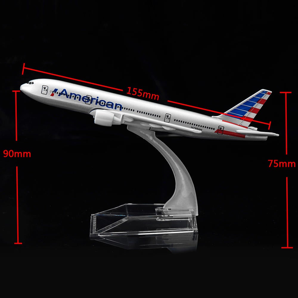 Metal Diecast Plane Model Aircraft Aeroplane Desktop Plane Toy