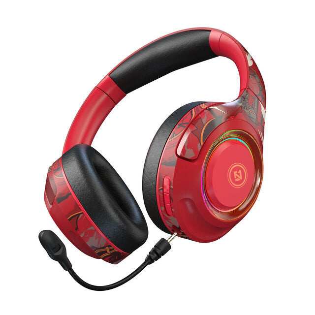 Bluetooth 5.0 Gaming Headphones HIFI 3D Stereo Bass Wireless RGB Light PC Headsets With Microphone for PS4 Laptop Tablet