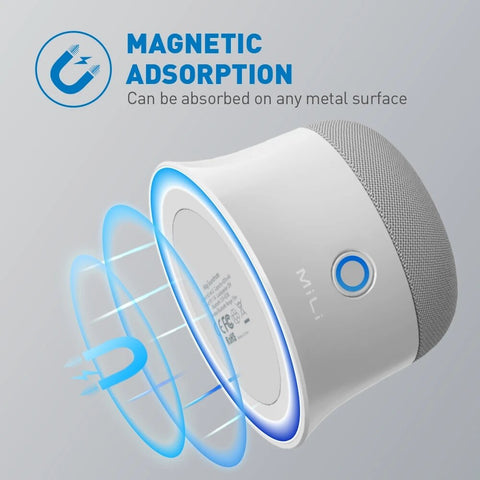 Magnetic Wireless bluetooth 5.0 Speaker Stereo Sound TWS Pairing Mini Portable Speakers