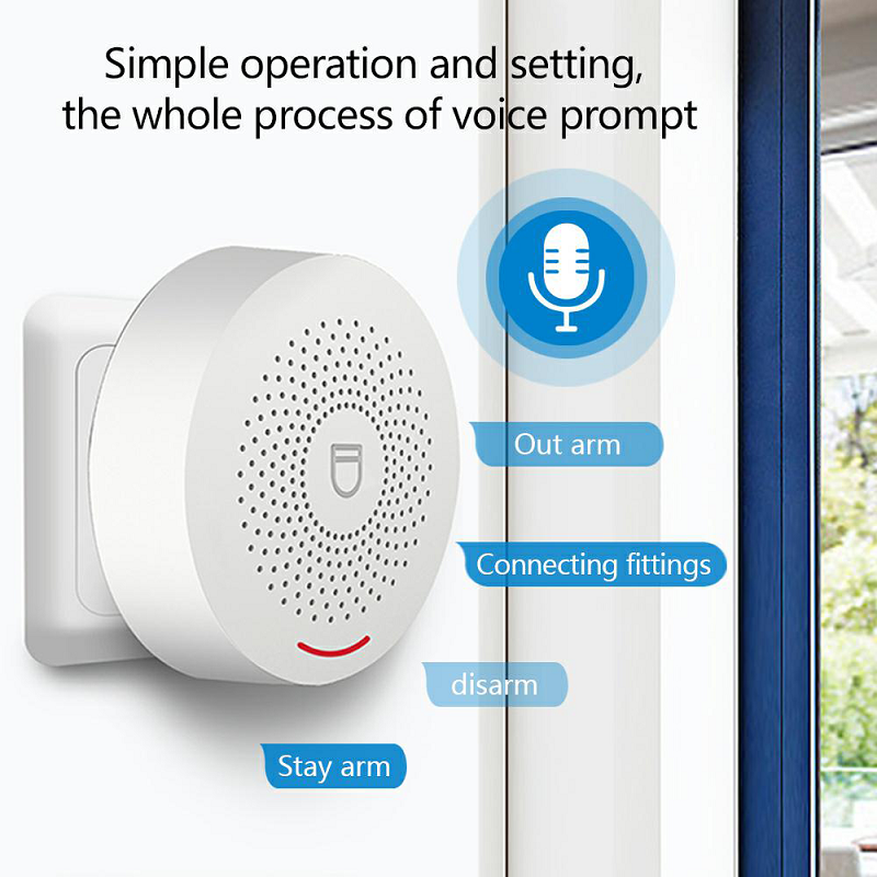 Wifi Alarm System Wireless Security Burglar With Motion Detector Door Sensor Tuya App Control