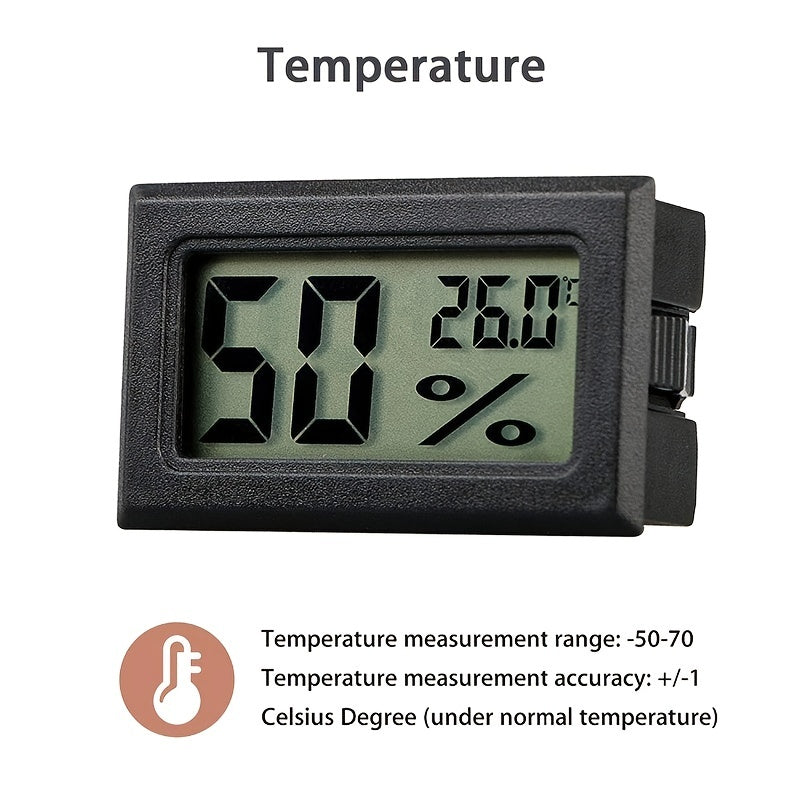 Mini Electronic Hygrometer For Indoor Temperature Humidity Detecting LCD Display