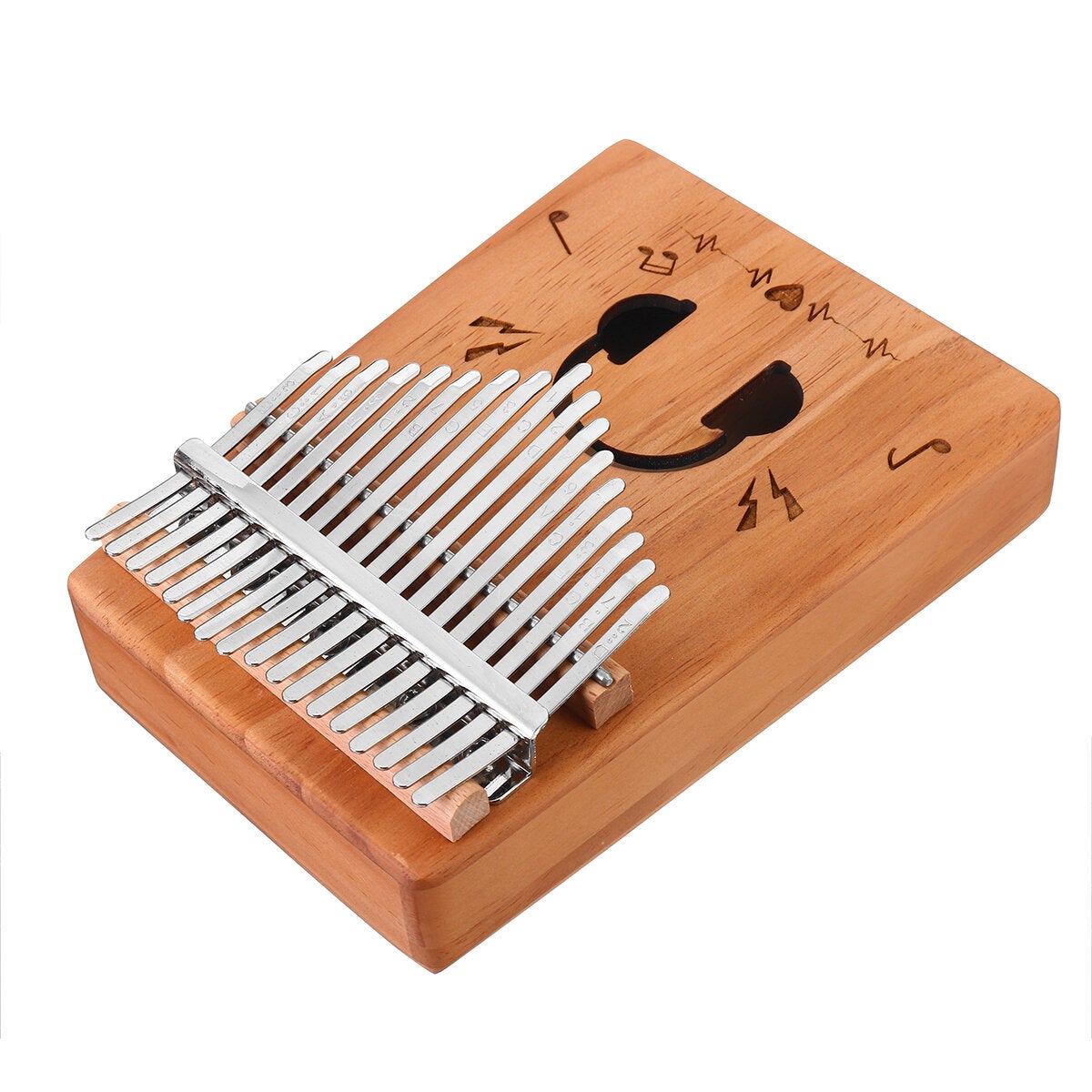 17 Key Kalimba Spruce Wood Thumb Piano Finger Musical Instrument Toy Beginner