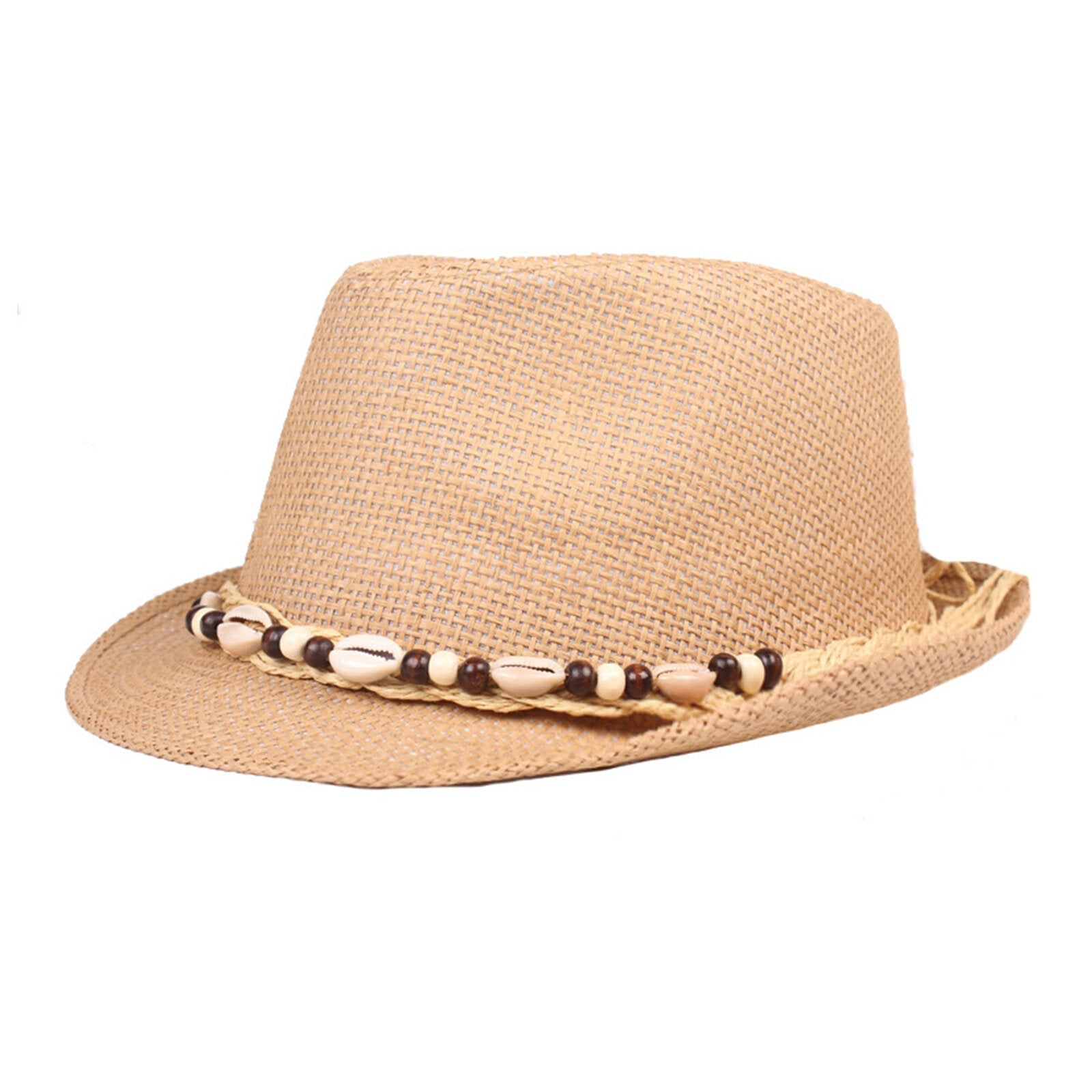 Men Straw Casual Vacation All-match Breathable Sunshade Top Hats Flat Hats