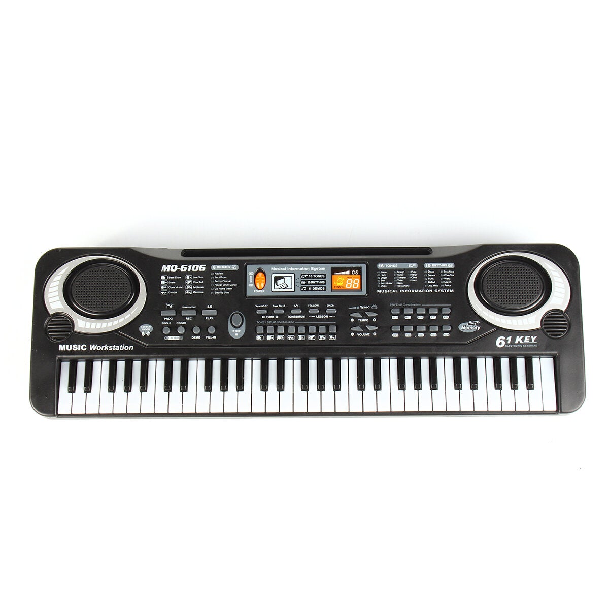 Children Kids Electronic Keyboard Electric Piano 61 Keys Musical Instruments with USB + Microphone