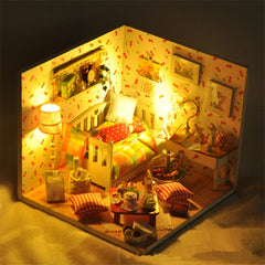 Autumn Fruit House DIY With Cover Light Gift Collection Decor Toy