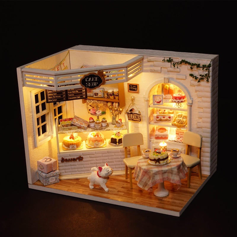 Cake Diary Shop DIY With Music Cover Light House Model