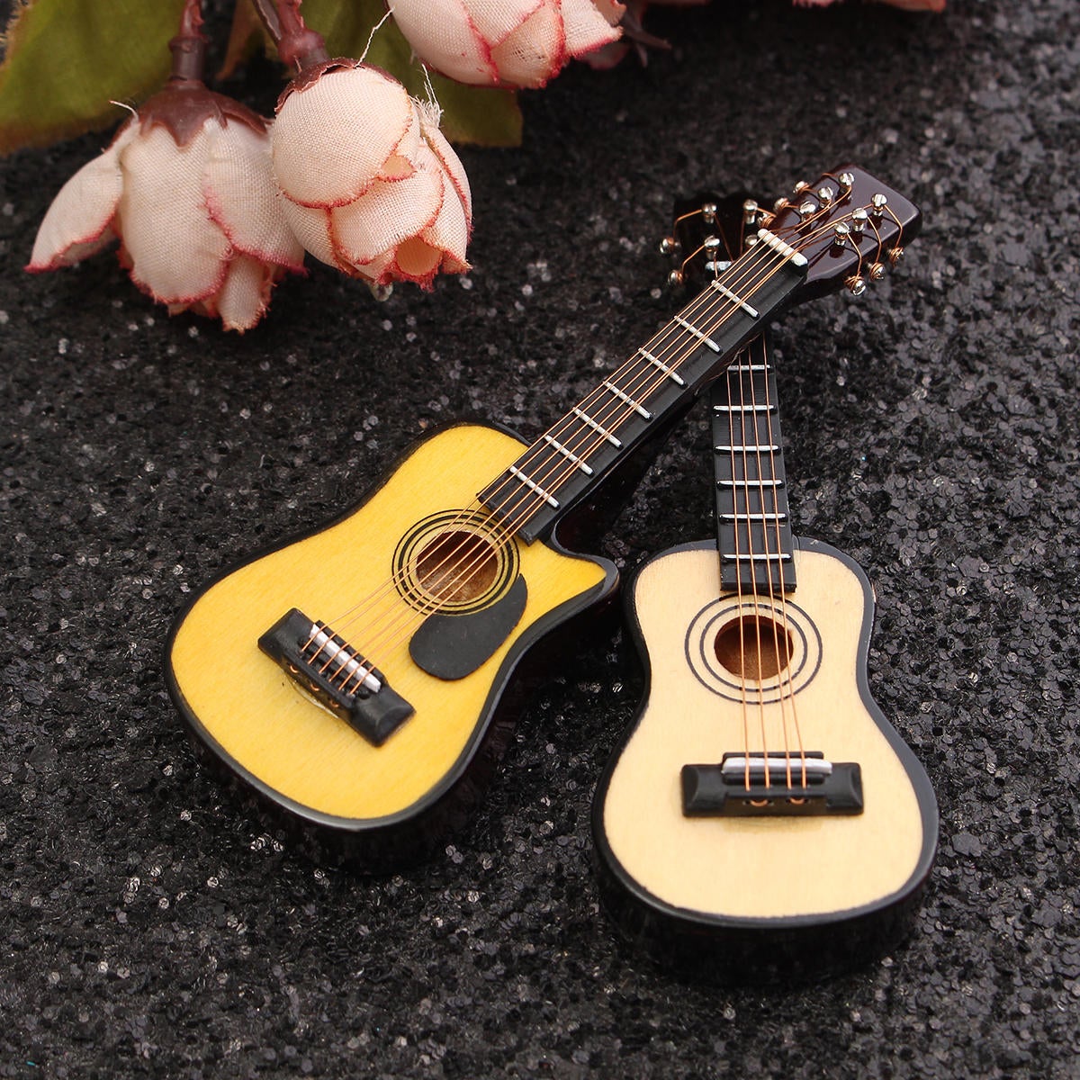 1/12 Scale Miniature Guitar Accessories Instrument DIY Part