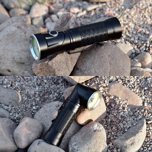 Fold-able Magnetic Tail LED Inspection Flashlight 1500Lumens