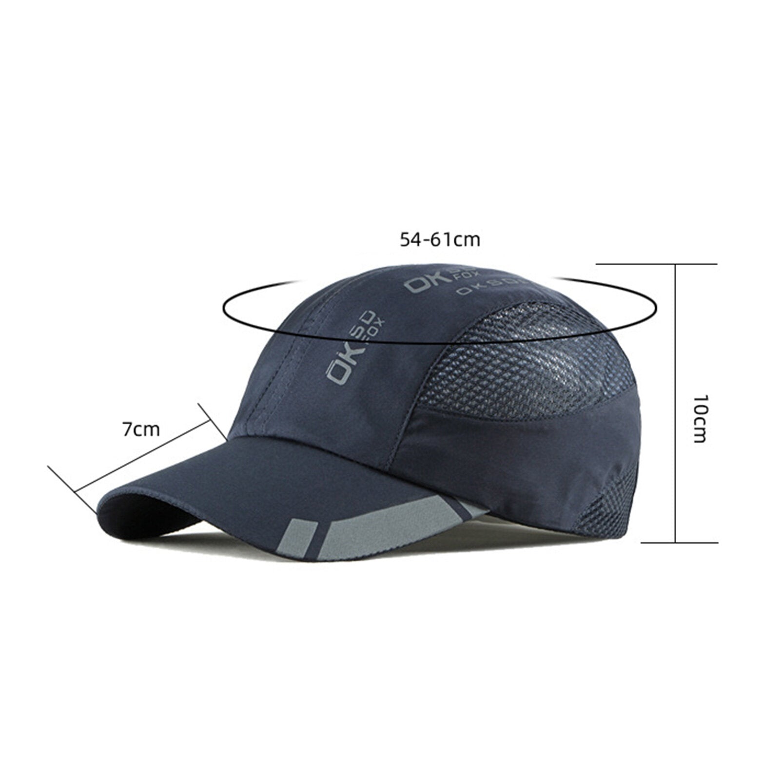 Menico Men's Polyester Fabric Outdoor Casual Quick Dry Cap Sunscreen Sunshade Hat