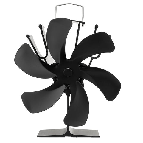 Automatically Heater Fan Faster Speed Self-Powered Quiet Stove Fan Winter Warmer