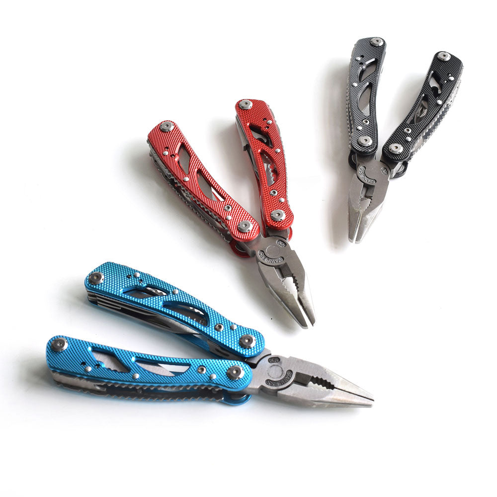 Outdoor Pliers Repair Pocket Knife Fold Screwdriver Set Hand Multi-Tool Mini Folding Portable Fishing - JustgreenBox