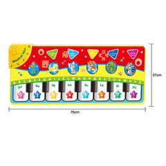 Unisex Play Keyboard Musical Music Singing Gym Carpet Mat Best Kids Baby Gift