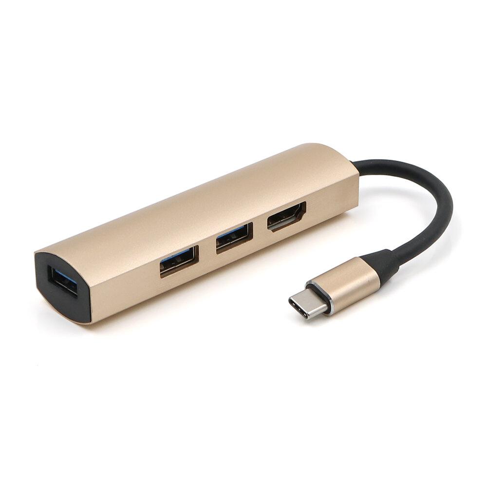 4in1 Type-C USB3.0 HUB3.0 4K High Definition Multimedia Interface Adapter for HUAWEI Mate10Mate20P20P30 Matebook